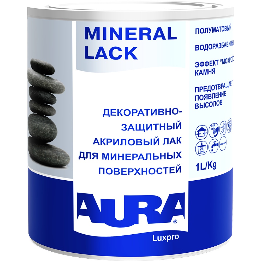 фото Лак AURA Mineral Lack для минеральных поверхностей