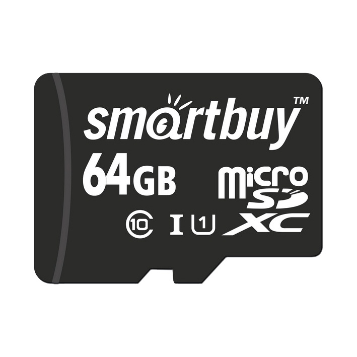 фото Карта памяти Smart Buy MicroSD 64GB Сlass 10 UHS-I без адаптера Smartbuy