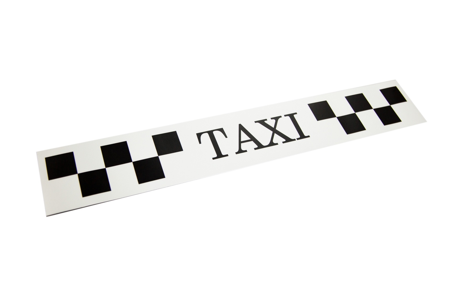 фото Магнит Простые Предметы такси дляпритяжения клиентов, 600х100, белый