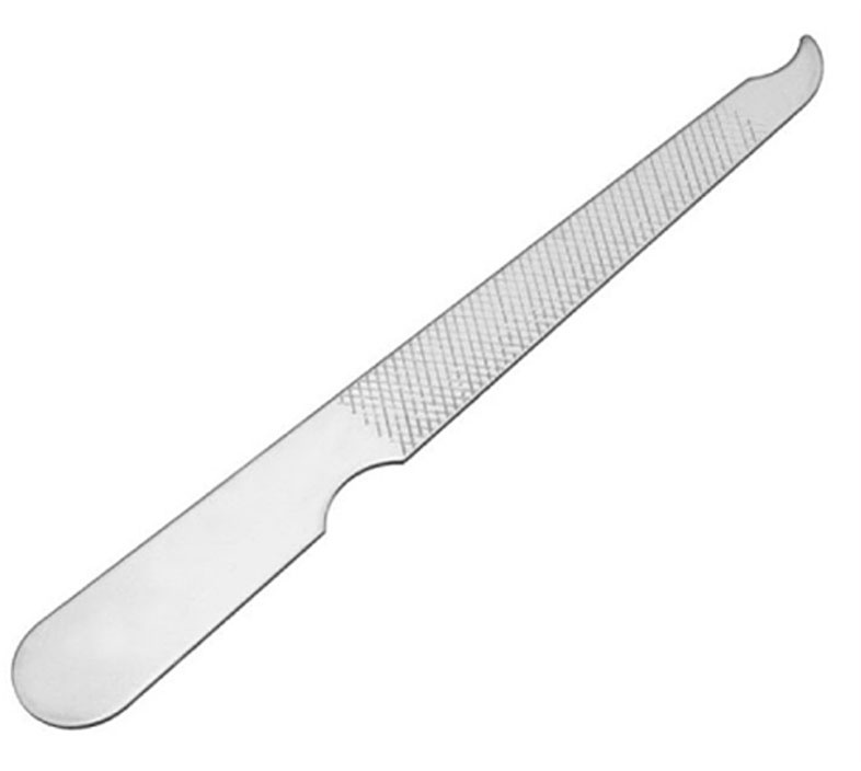 Маникюрная пилка Bdvaro маникюрная для ногтей, из нержавеющей стали, с насечкой