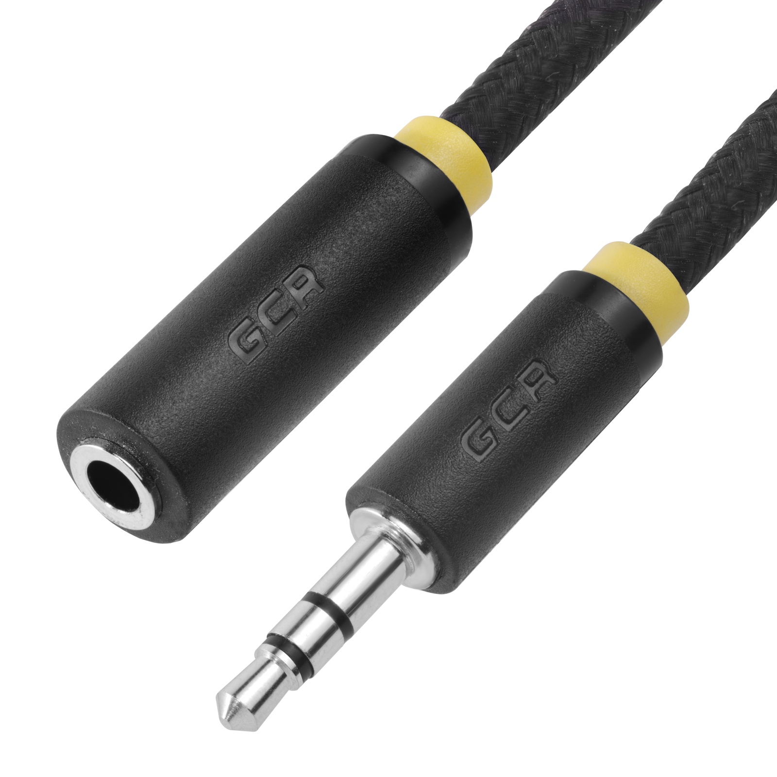 <b>Кабель аудио Greenconnect 0.5m</b> jack 3,5mm, 28 AWG, M/F, экран ...