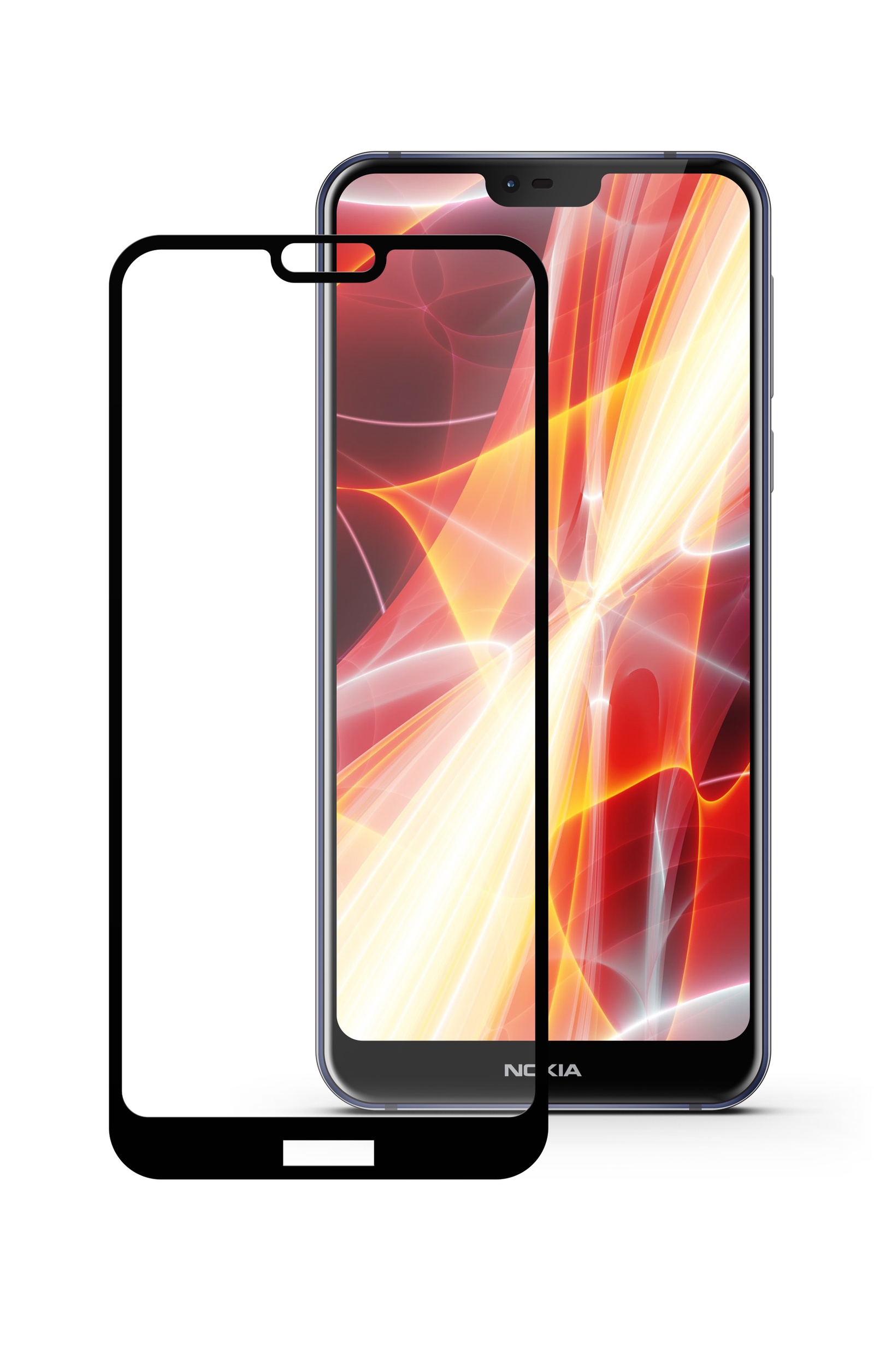 фото Защитное стекло Mobius для Nokia 7.1 3D Full Cover (Black)