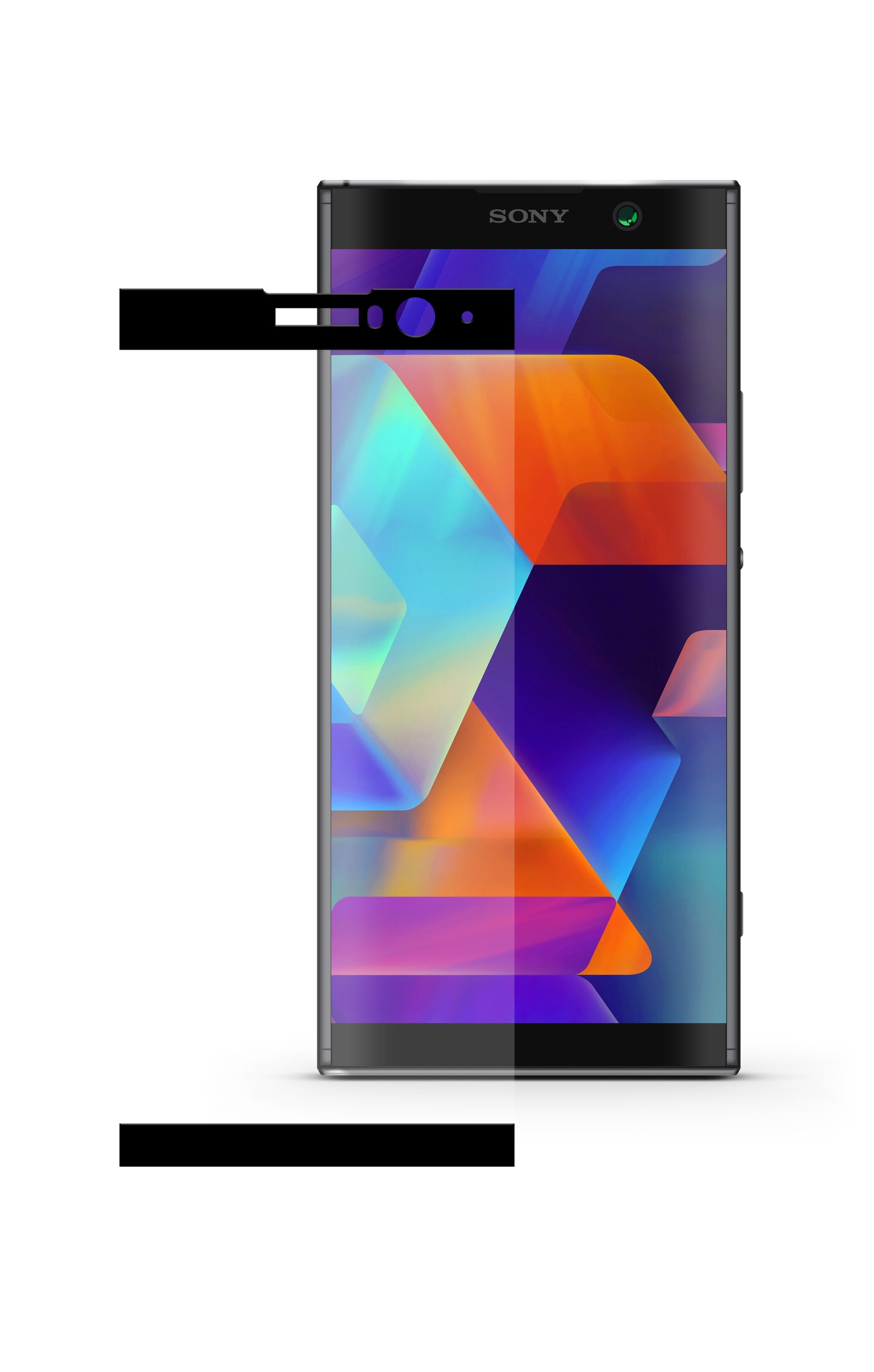 фото Защитное стекло Mobius для Sony Xperia XA2 Plus 3D Full Cover (Black)