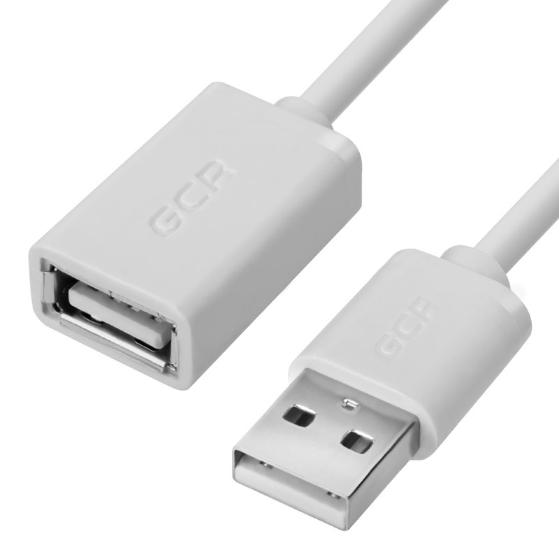 Greenconnect кабель шнур удлинитель USB 2.0 AM/AF, 30/30 AWG, 0.75м