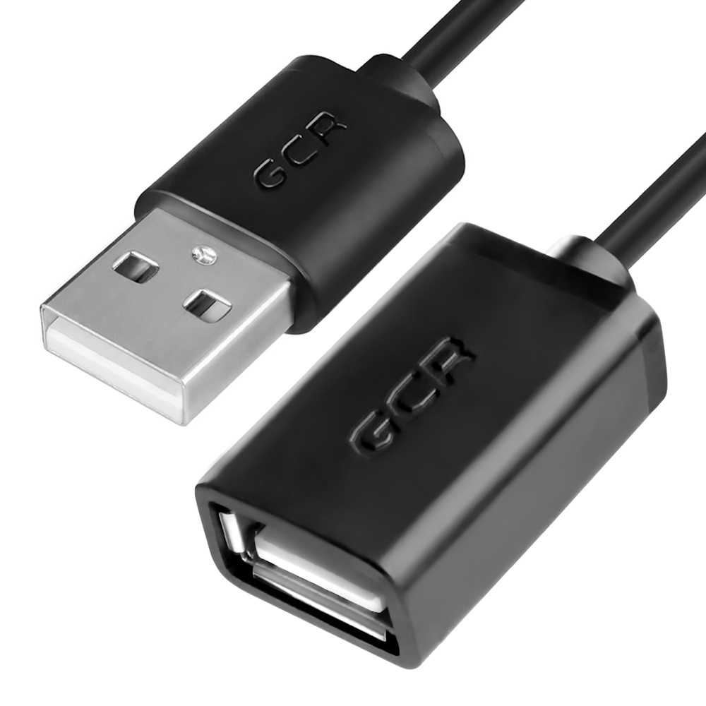 фото Greenconnect кабель шнур удлинитель USB 2.0 AM/AF, 28/28 AWG, 0.5м