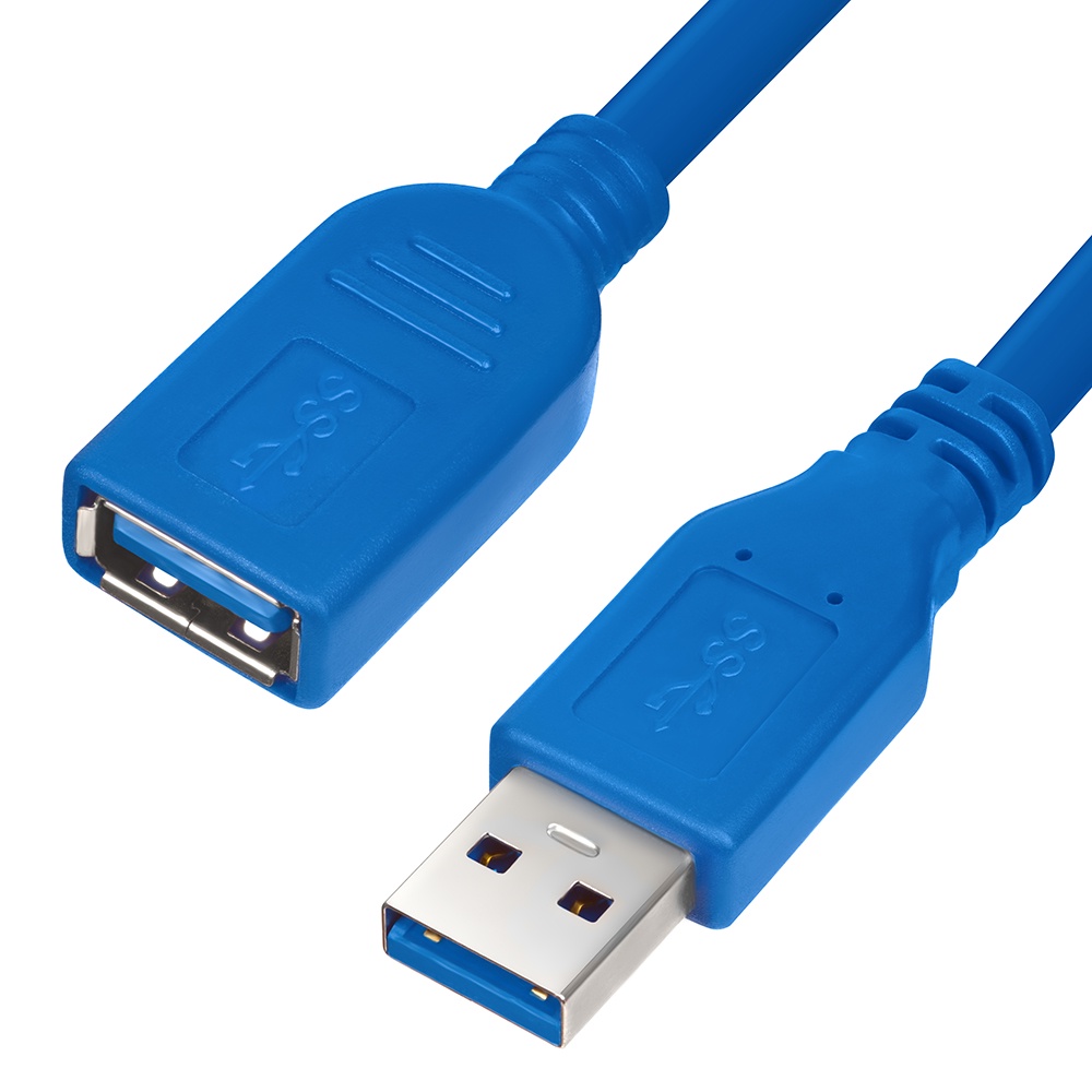 Greenconnect кабель шнур удлинитель USB 3.0 AM/AF, 28/24 AWG, 0.5м