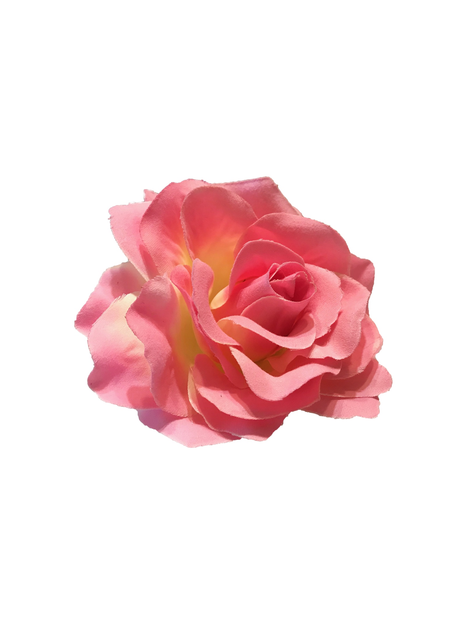 фото Резинка для волос Flowerstyle с крупной розой, розовый