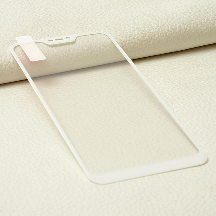 фото Защитное стекло полноклеевое FULL SCREEN для Xiaomi Mi A2 Lite / Redmi 6 белое Gosso cases