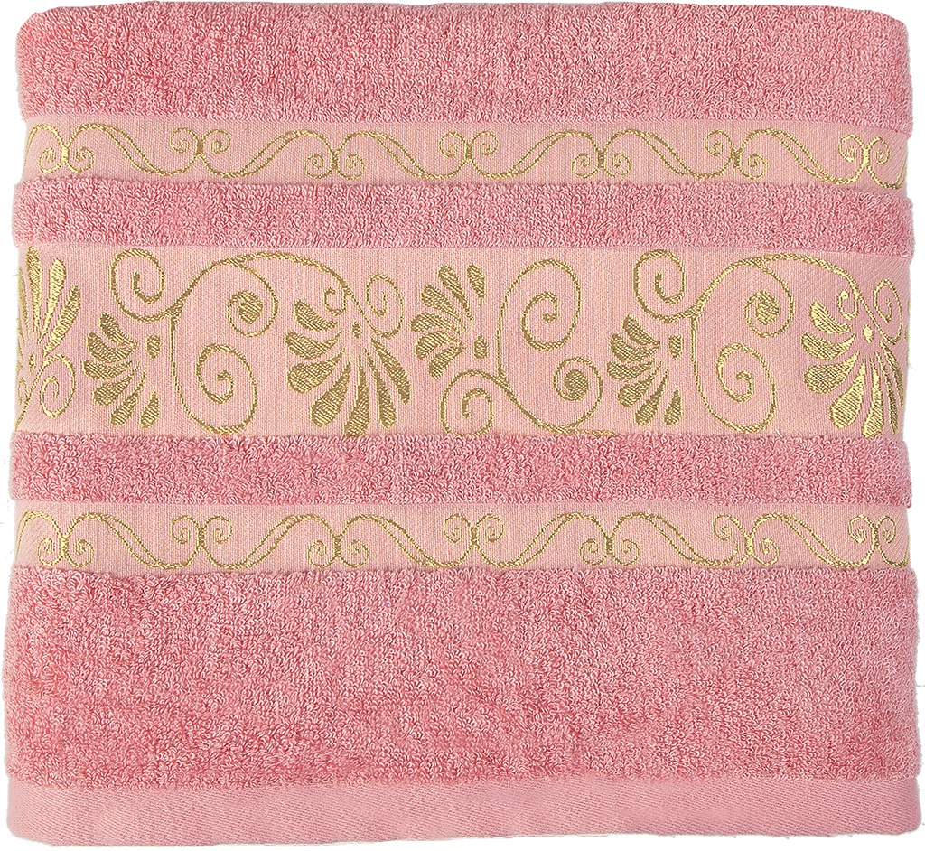 Полотенце банное 70*140 Bonita, махровое, Розовый фламинго