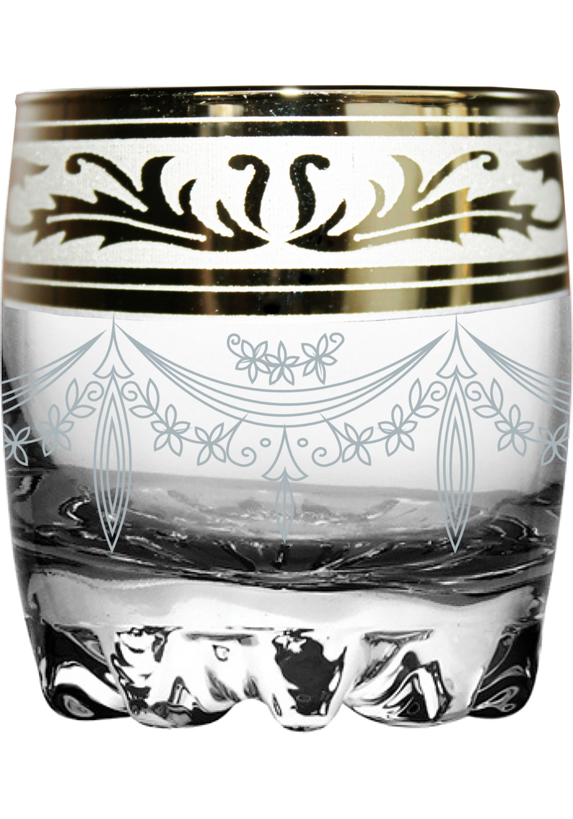 фото Набор стаканов для виски Гусь-Хрустальный "Русский узор", GE09-415, 305 мл, 6 шт