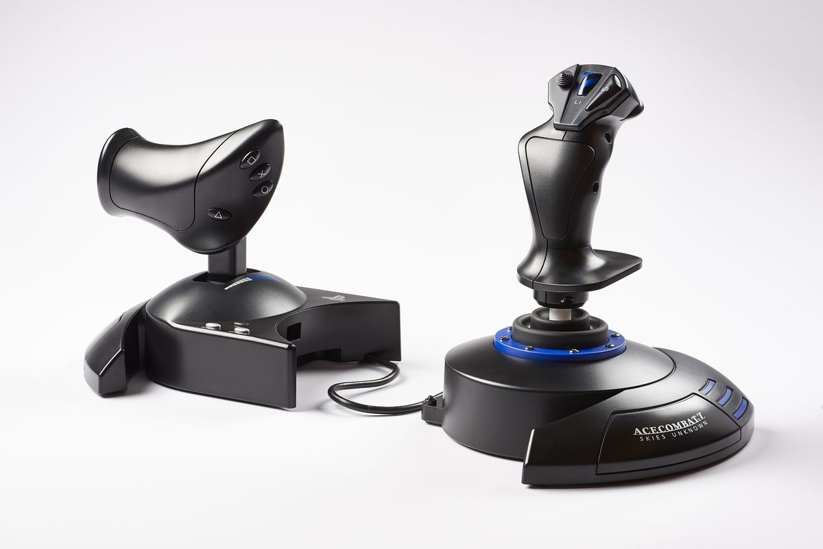 фото Джойстик Thrustmaster T Flight Hotas 4 Ace Combat 7 Skies Unknown для PS4/PC, THR93