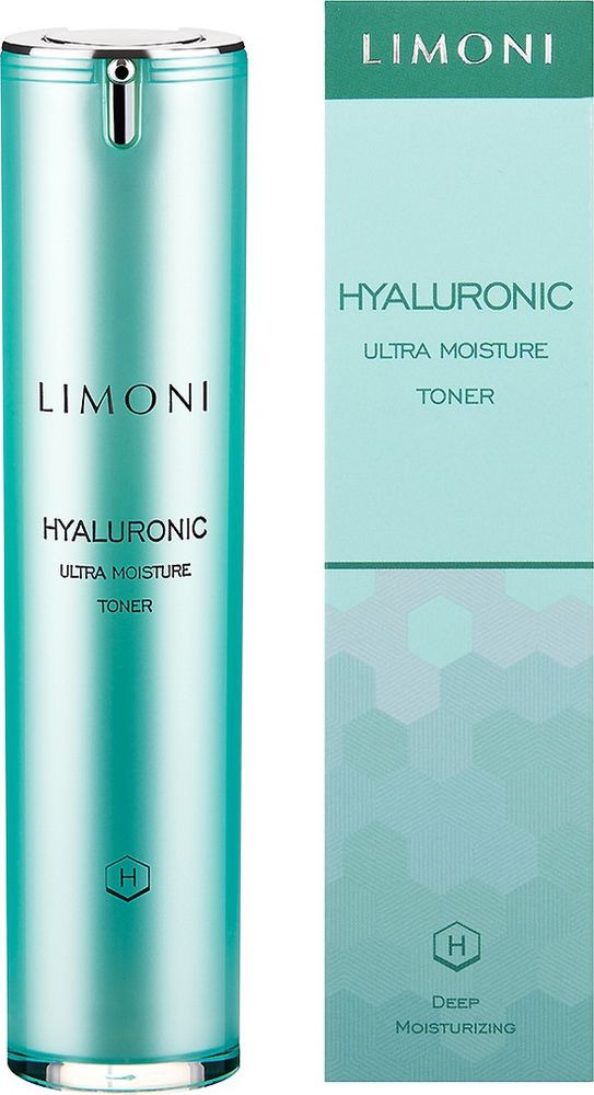 фото Тонер для кожи Limoni Hyaluronic Ultra Moisture Toner, с гиалуроновой кислотой, ультраувлажняющий, 50 мл