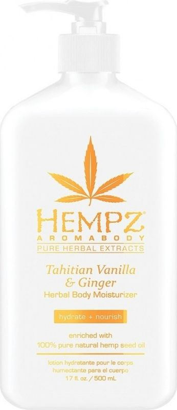 фото Молочко косметическое Hempz Tahitian Vanilla & Ginger для тела, 500 мл