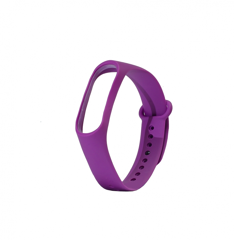 Ремешок для фитнес-браслета mi Xiaomi Mi Band 3, MiB3purple, фиолетовый