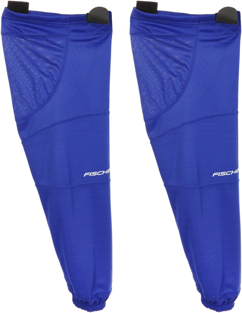 Гамаши хоккейные мужские Fisher Sr, цвет: синий. H03216. Размер универсальный