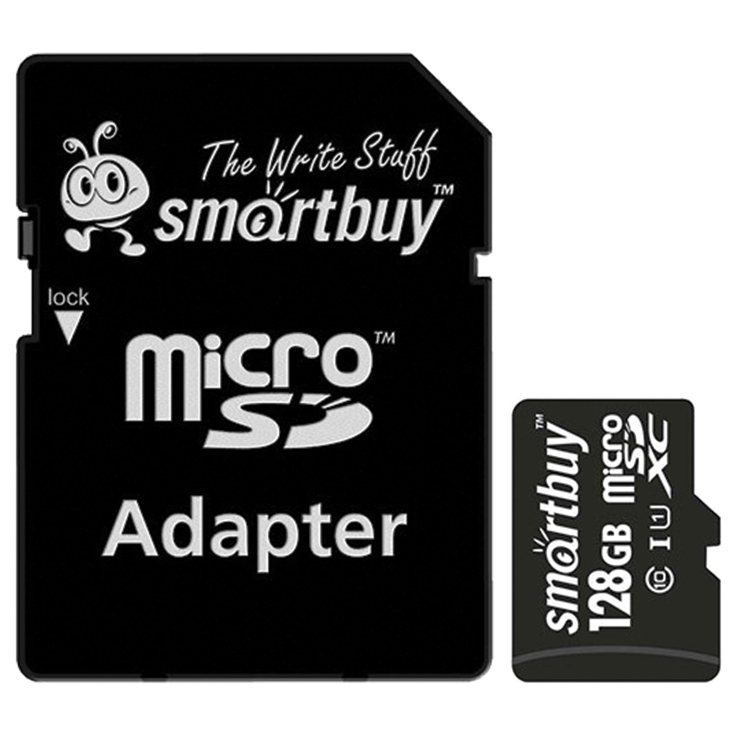 фото Карта памяти Smart Buy MicroSD 128GB Class10 UHS-I + SD адаптер Smartbuy