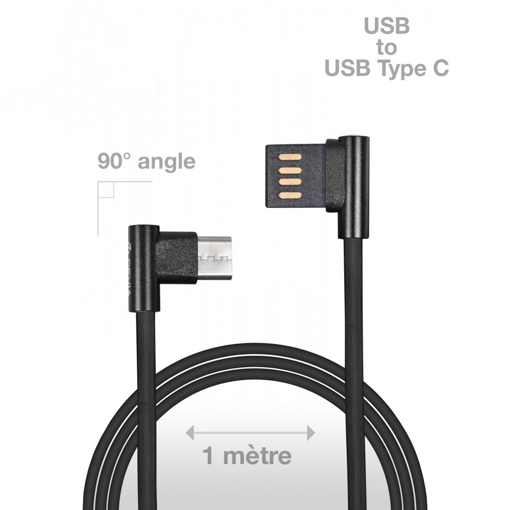 фото Кабель угловой Devia USB Type-C King Series Dual Right Angle 1 метр, 6938595304910, красный