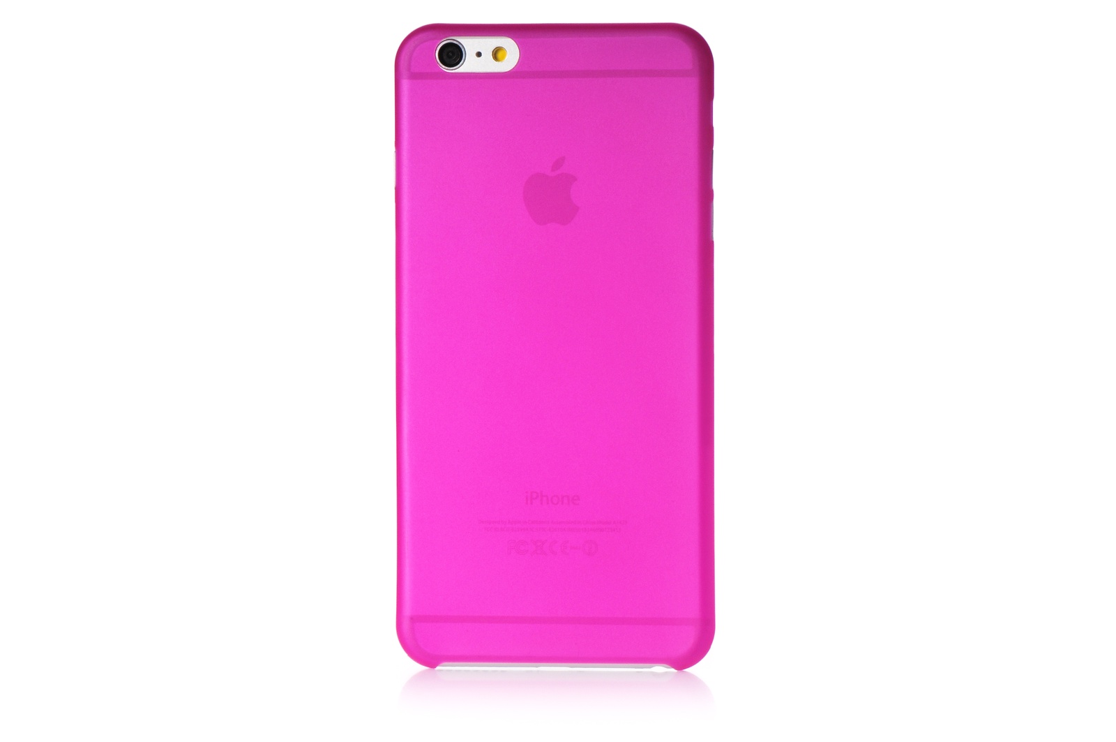 фото Чехол для сотового телефона Gurdini пластик 620093 0.2mm для Apple iPhone 6 Plus/6S Plus 5.5", темно-розовый No name
