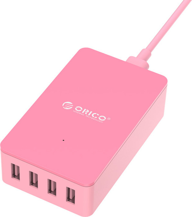 фото Зарядное устройство Orico CSE-4U, ORICO CSE-4U-PK, розовый