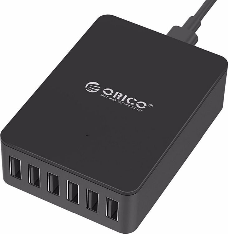 фото Зарядное устройство Orico CSE-6U, ORICO CSE-6U-BK, черный