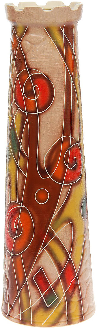 фото Ваза Керамика ручной работы "Замок Абстракция", 1164729, 20 х 20 х 68 см