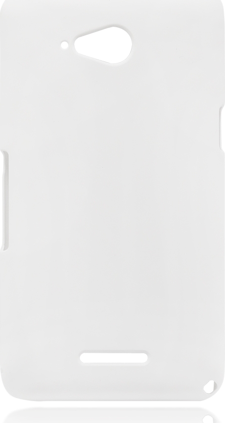 Чехол Brosco Soft-Touch для Sony Xperia E4G, белый