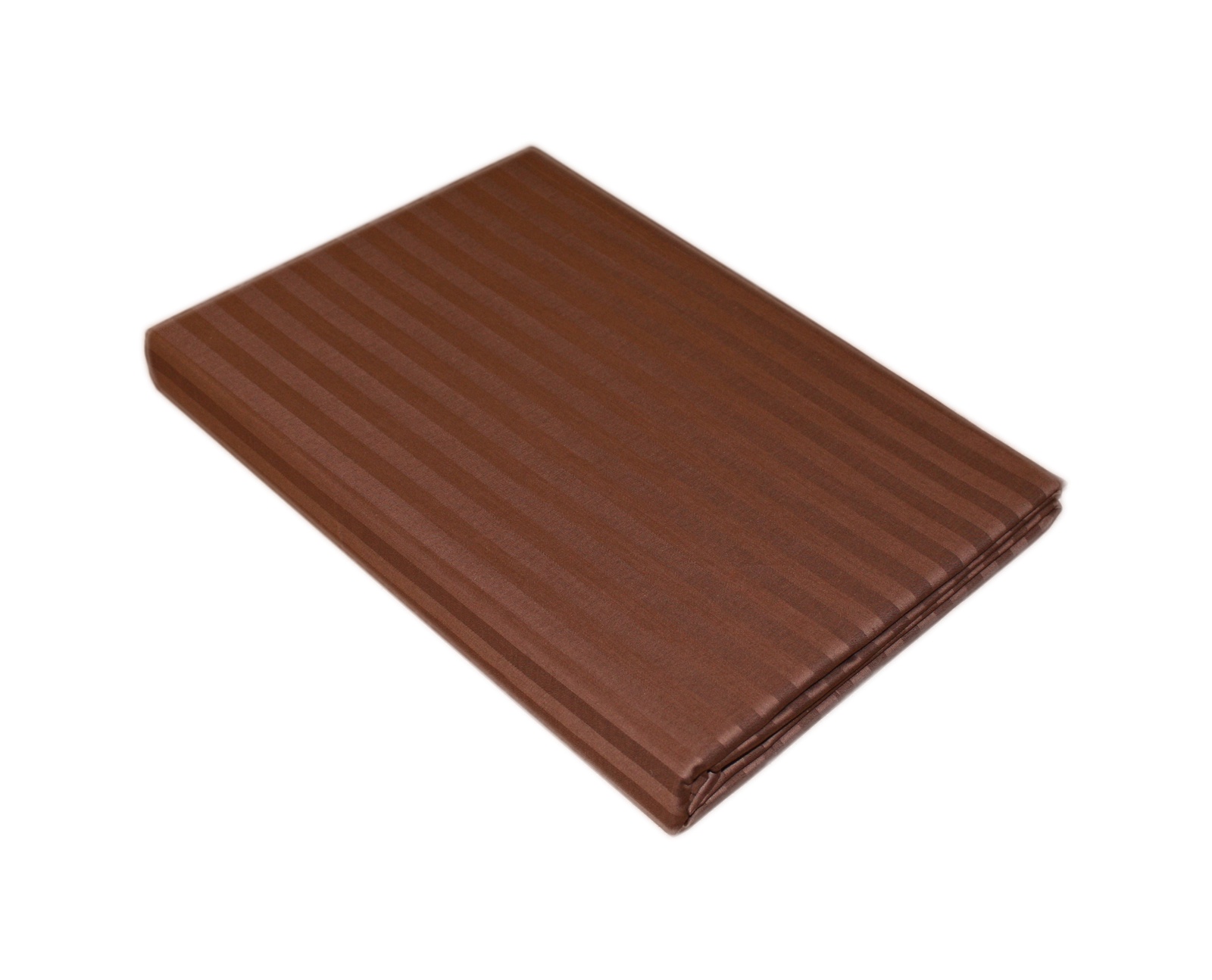фото Простыня BegAl страйп сатин, ПС220-СП1шоколад, шоколадный