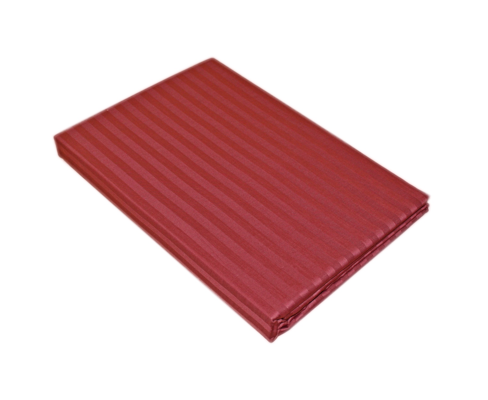 фото Простыня BegAl на резинке страйп сатин, ПРЛС180-СП1бордо, бордовый