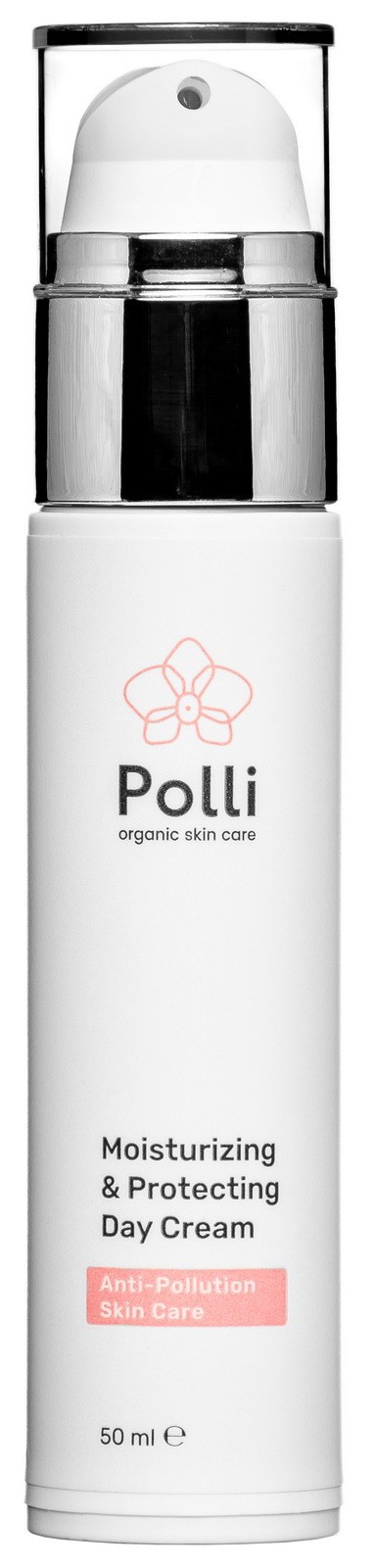 фото Крем для лица Polli Organic Skin Care защитный и увлажняющий, 50 мл