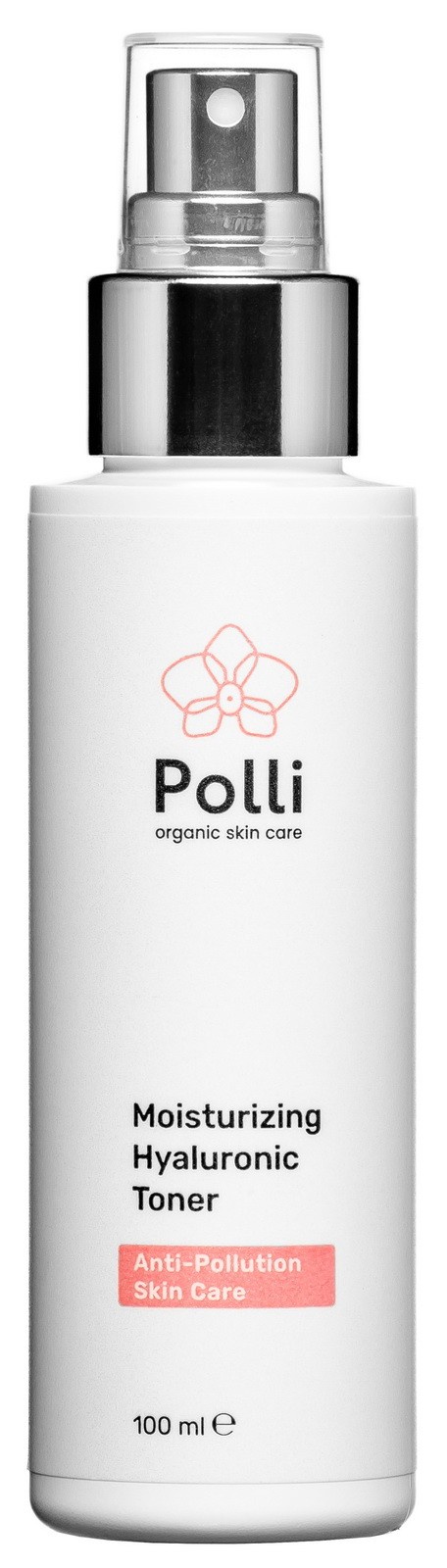 фото Тоник для лица Polli Organic Skin Care увлажняющий с гиалуроном, 100 мл