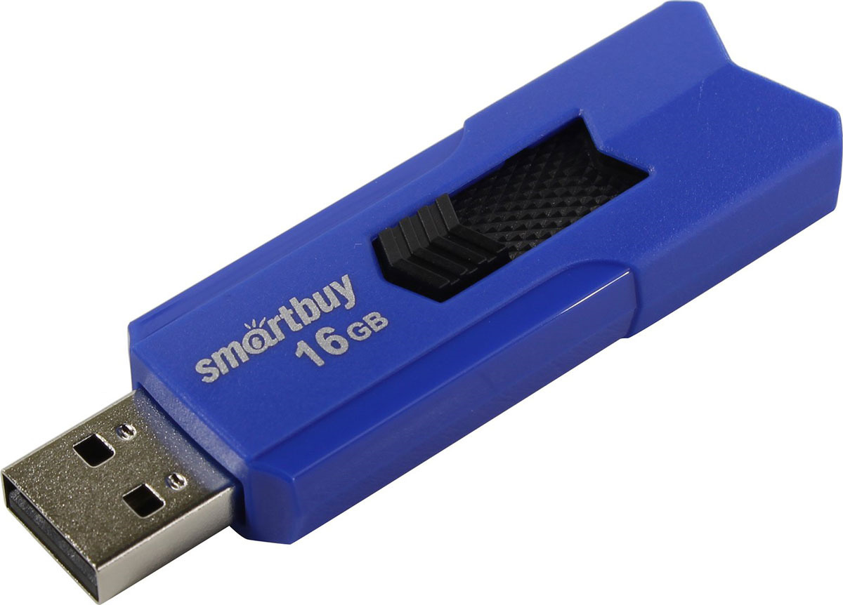 фото USB Флеш-накопитель SmartBuy Stream, SB16GBST-B, 16 ГБ, blue