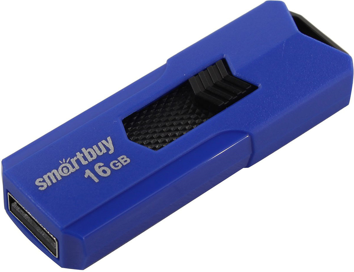 фото USB Флеш-накопитель SmartBuy Stream, SB16GBST-B, 16 ГБ, blue