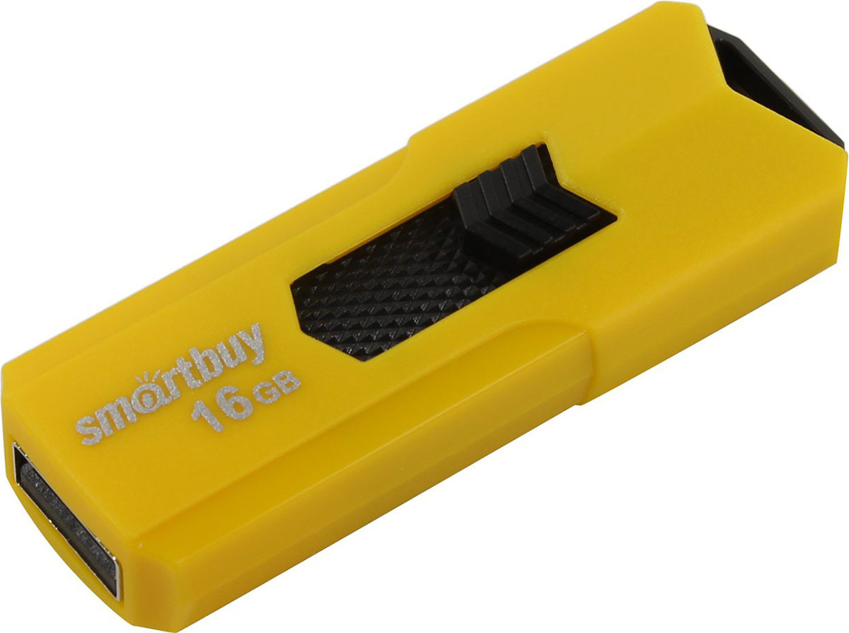 фото USB Флеш-накопитель SmartBuy Stream, SB16GBST-Y, 16 ГБ, yellow