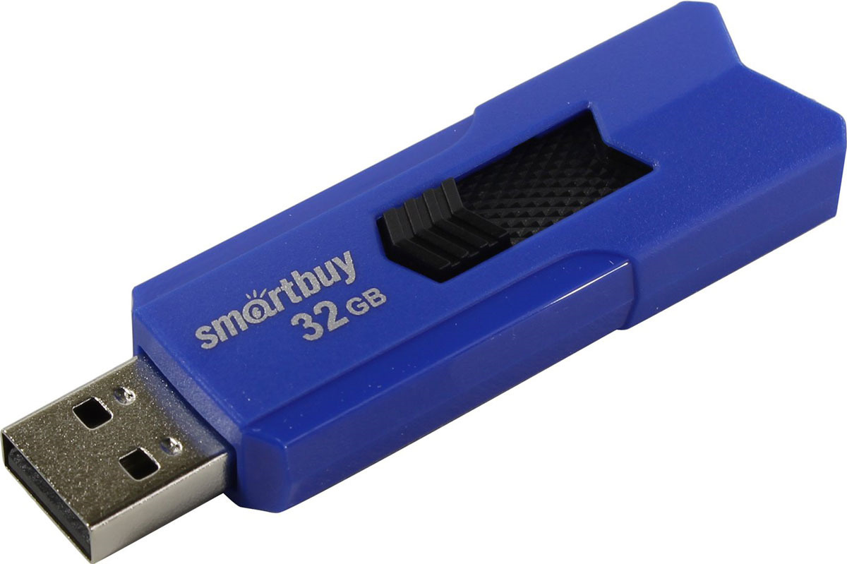 фото USB Флеш-накопитель SmartBuy Stream, SB32GBST-B, 32 ГБ, blue