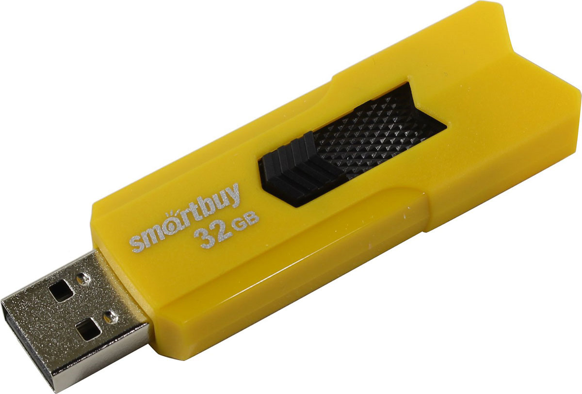 фото USB Флеш-накопитель SmartBuy Stream, SB32GBST-Y, 32 ГБ, yellow