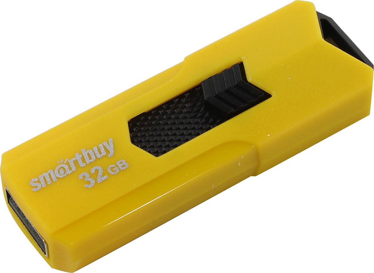 фото USB Флеш-накопитель SmartBuy Stream, SB32GBST-Y, 32 ГБ, yellow