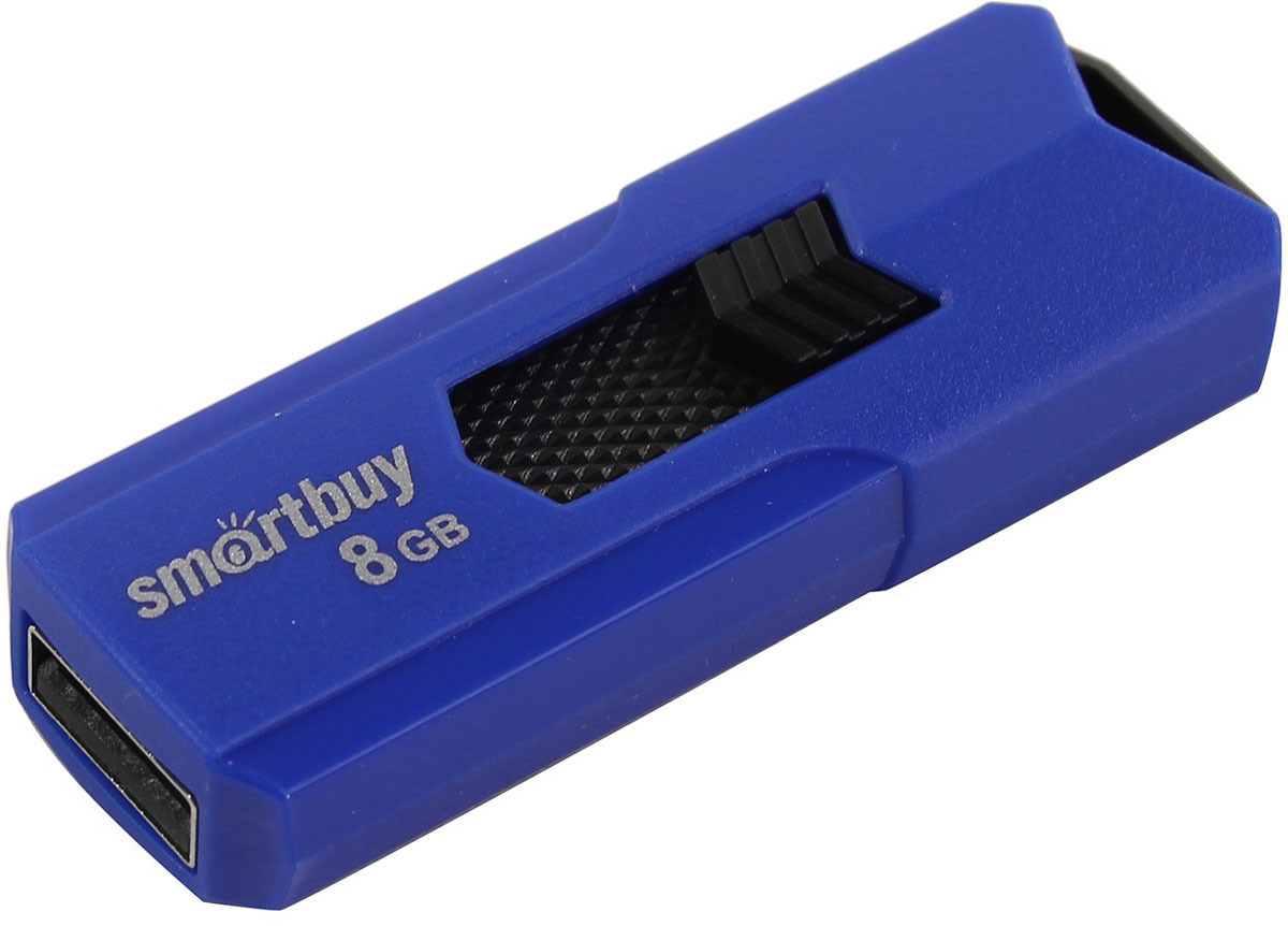 фото USB Флеш-накопитель SmartBuy Stream, SB8GBST-B, 8 ГБ, blue