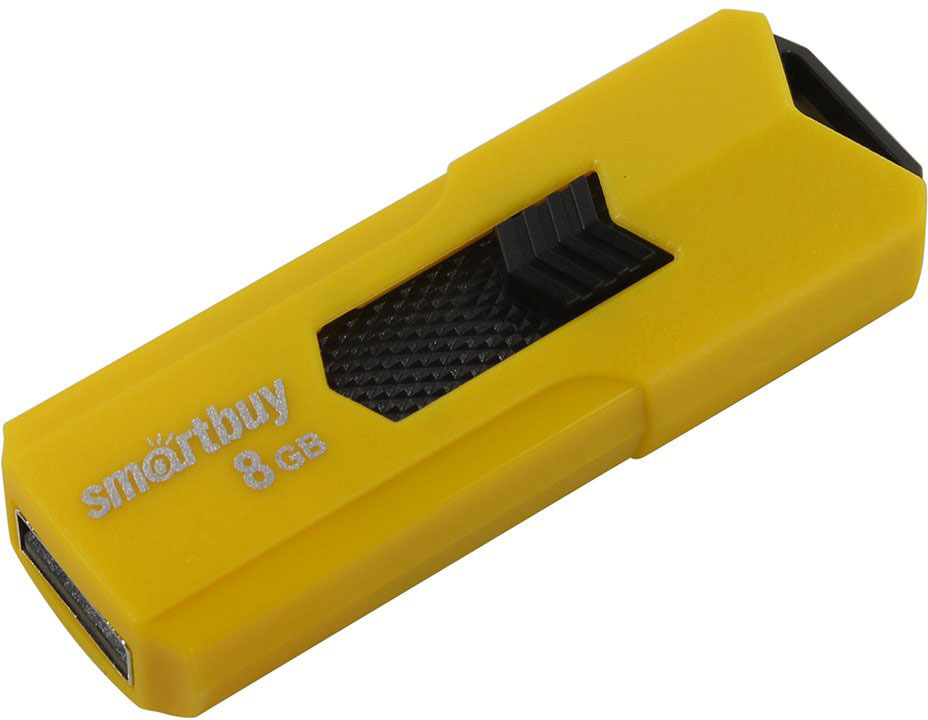 фото USB Флеш-накопитель SmartBuy Stream, SB8GBST-Y, 8 ГБ, yellow