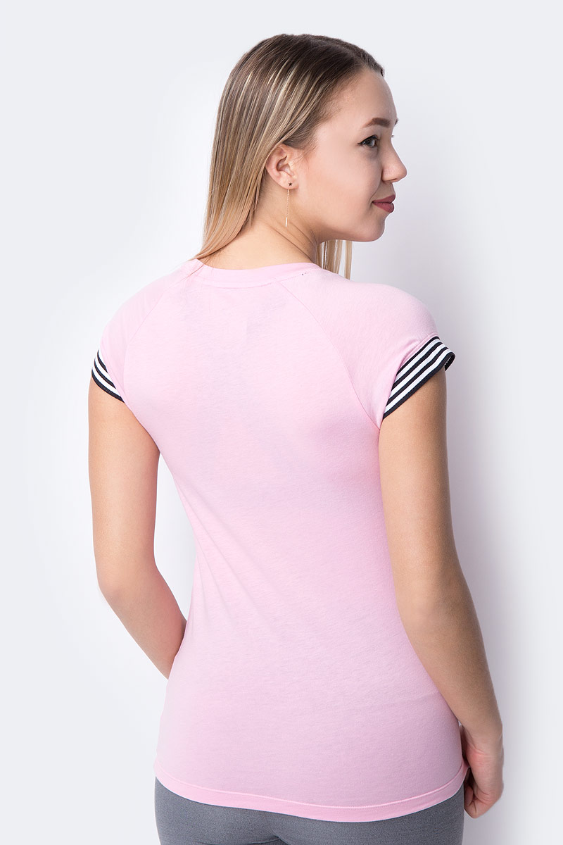 Футболка женская Adidas Co Prime Tee, цвет: розовый. 