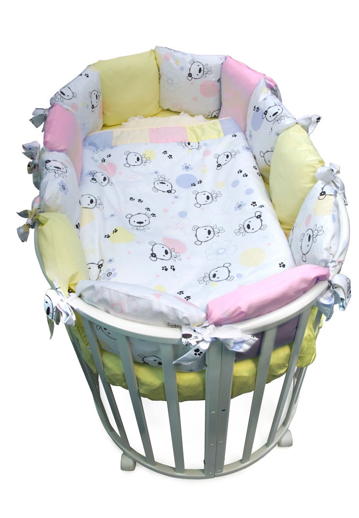Комплект белья для новорожденных Сонный гномик Конфетти, 614-12_2, розовый