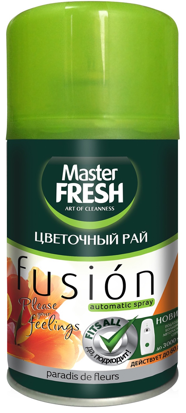 фото Освежитель воздуха Master FRESH сменный блок для автоматического спрея Цветочный рай, 250мл