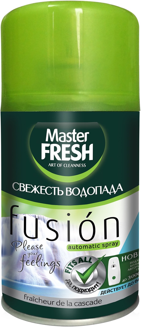 фото Освежитель воздуха Master FRESH сменный блок для автаматического спрея Свежесть водопада, 250мл