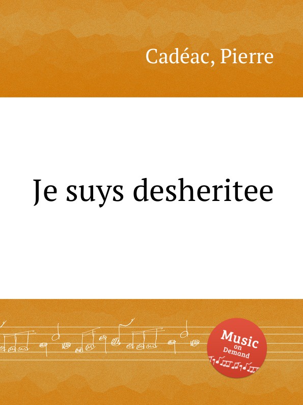 Je suys desheritee