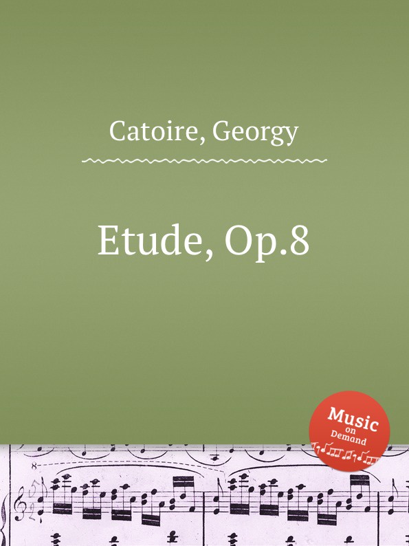 G. Catoire Etude, Op.8 g catoire etude op 8