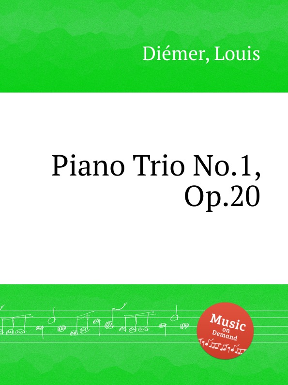 где купить L. Diemer Piano Trio No.1, Op.20 по лучшей цене