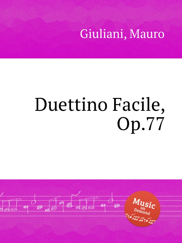 M. Giuliani Duettino Facile, Op.77