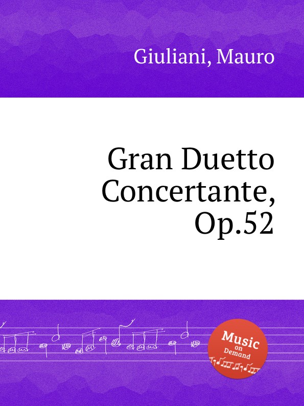 M. Giuliani Gran Duetto Concertante, Op.52