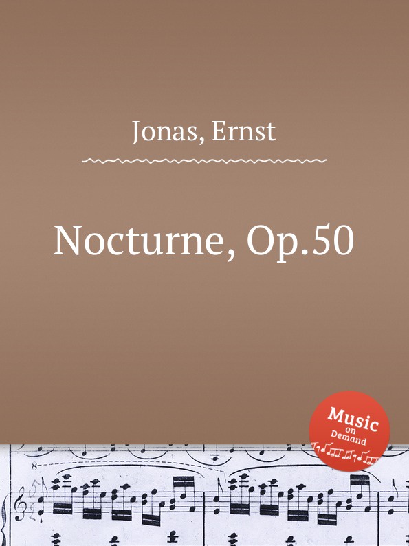 E. Jonas Nocturne, Op.50 e jonas nocturne op 50