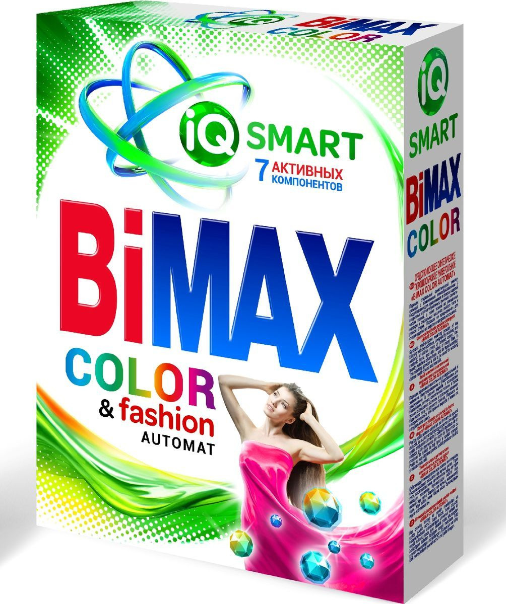 фото Стиральный порошок BiMAX Color&Fashion, 970-1, автомат, 400 г