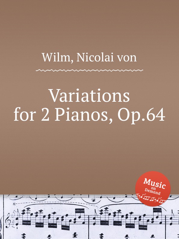 Variations for 2 Pianos, Op.64